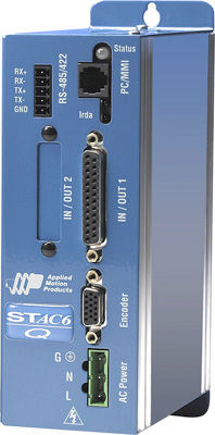 Variador AC monofásico - STAC6 series - Applied Motion Products - paso a paso / 2 fases / para motor
