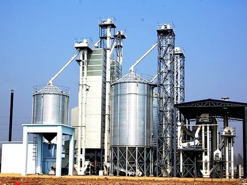 Cuba con tolva - TCZK series - Henan SRON SILO ENGINEERING Co., Ltd - de almacenaje / para cereales / de acero galvanizado