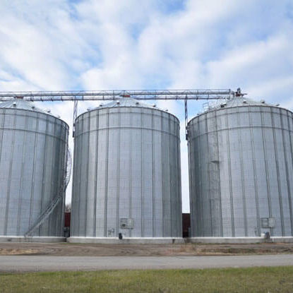 Silo con fondo plano - TCK series - Henan SRON SILO ENGINEERING Co., Ltd - para cereales / de acero