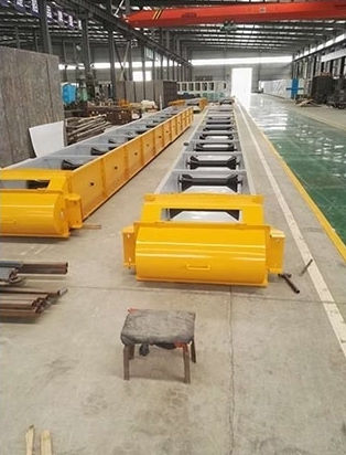 Transportador de banda - TDSD series - Henan SRON SILO ENGINEERING Co., Ltd - de rodillos / de almacenamiento / para productos a granel