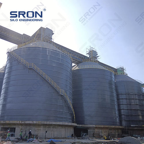 Silo soldado - Henan SRON SILO ENGINEERING Co., Ltd - de cemento / para productos a granel / para cenizas