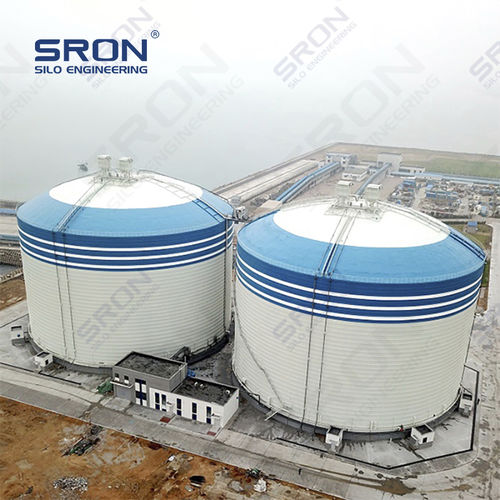 Silo de cemento - Henan SRON SILO ENGINEERING Co., Ltd - para polvo / para productos a granel / para productos químicos