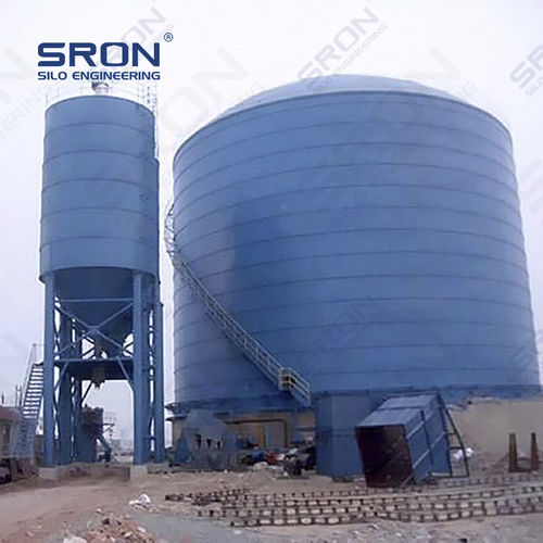 Silo empernado - Henan SRON SILO ENGINEERING Co., Ltd - soldado / con fondo plano / con fondo inclinado