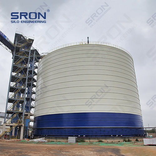 Silo empernado - Henan SRON SILO ENGINEERING Co., Ltd - soldado / con fondo plano / con fondo vibratorio
