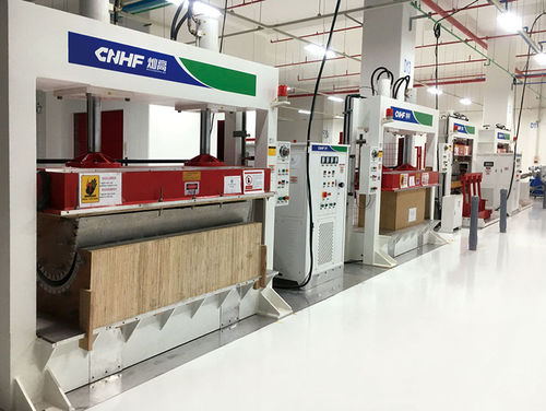 Prensa hidráulica - Shijiazhuang Cangao High Frequency Machinery Co., Ltd. - de curvado / para madera