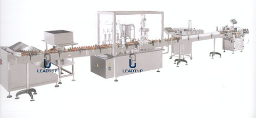 Línea de llenado automática - Zhejiang LeadTop Pharmaceutical Machinery Co., Ltd - para botellas de vidrio / para botellas de plástico / de líquidos