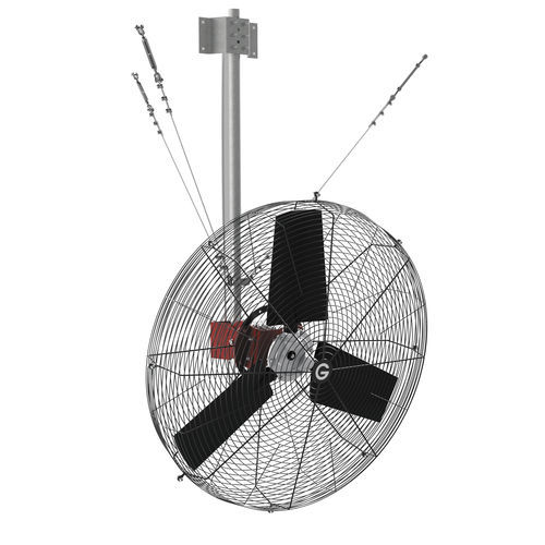 Ventilador de circulación de aire - X-FAN series - GIGOLA & RICCARDI S.P.A. - de techo / axial / 380 V CA