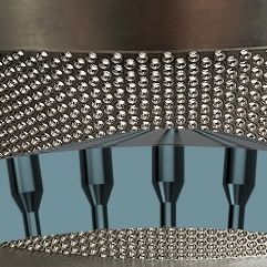 Placa de criba perforada - Advanced Engineering Wedge Wire - bicilíndrica / para tratamiento de aguas / para la industria alimentaria y de la bebida