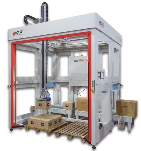 Paletizador-despaletizador de bolsas - CUBE 1000TD 2700 - CAST AUTOMATION SL - para botellas / para mercaderías / para tapa