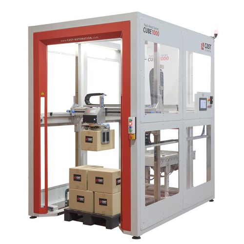 Paletizador robotizado - CUBE 800 - CAST AUTOMATION SL - de palés / para saco / de hortalizas