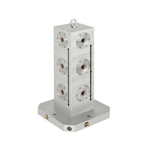 Cilindro de sujeción de punto cero integrable - 2480 series - ER-EL MAKINA - rápido / modular