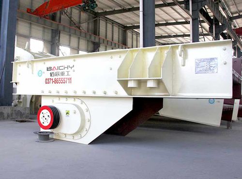 Alimentador vibratorio - ZSW series - Henan Baichy Machinery Equipment Co., Ltd - para cable redondo / continuo