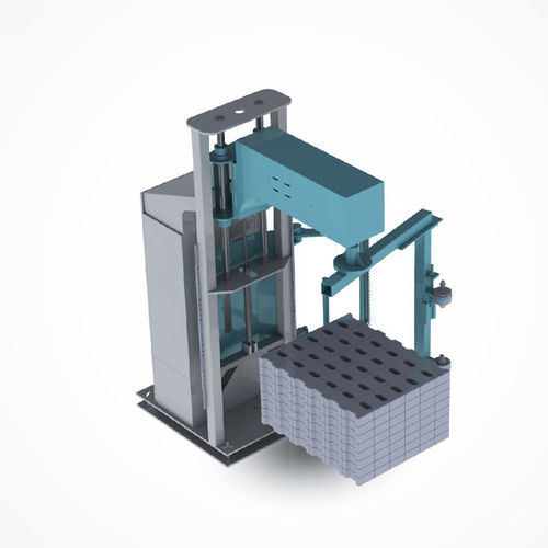 Máquina de acondicionamiento vertical - KB STR - GLOBMAC Global Block Machines - para ladrillos / neumática