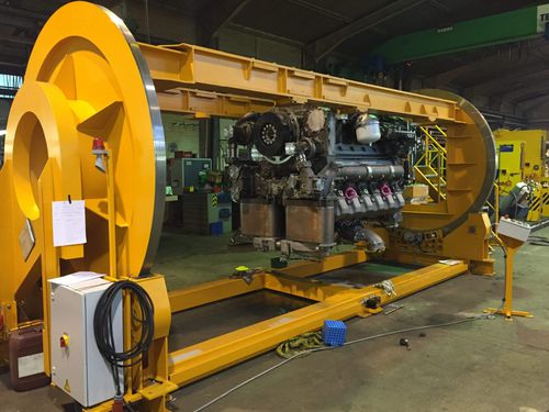 Volteador-volcador de carga - Nordgreif GmbH - manual / hidráulico