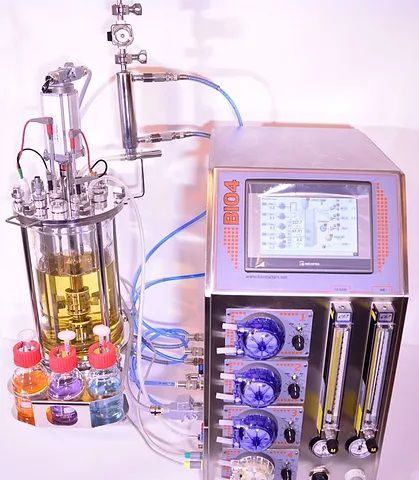 Biorreactor de proceso - EDF-5.4 series - Biotehniskais centrs - de laboratorio / de vidrio / apto para autoclave