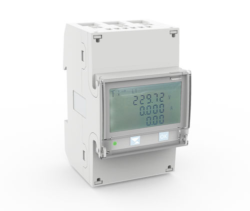 Contador de energía eléctrica trifásico - JH-EMDM - Aswich Electrical Co., Ltd - en riel DIN / salida de impulsos / Modbus