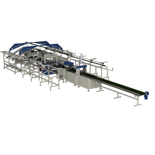 Máquina de acondicionamiento automática - P series - Sarem - horizontal / para tuberías / para línea de extrusión