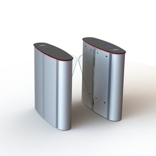 Puerta de velocidad automática - WR-220 - Winser Tech - para control de acceso / de acero inoxidable / de vidrio