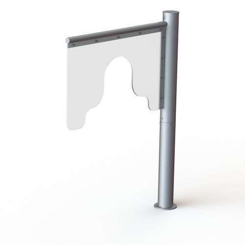 Portón abatible - WR-254  - Winser Tech - manual / de Plexiglas® / de acero inoxidable