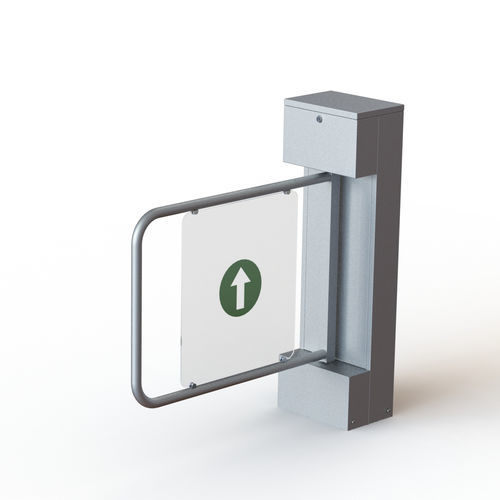 Puerta de velocidad para control de acceso - WR-324-B - Winser Tech - de acero inoxidable / de vidrio