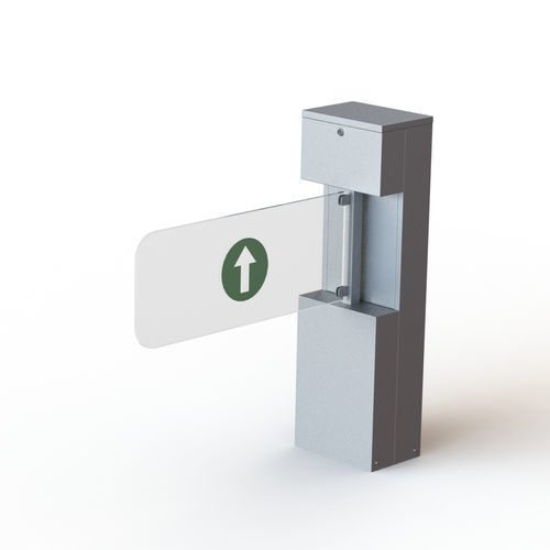 Puerta de velocidad para control de acceso - WR-322-C - Winser Tech - de acero inoxidable / de vidrio