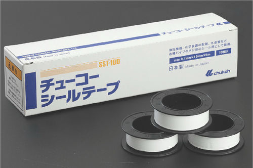 Cinta adhesiva de estanqueidad - Chukoh Chemical Industries,Ltd. - de PTFE / blanca / autovulcanizable