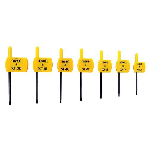 Llave Torx tipo bandera - XF series - Eight Tool - recta
