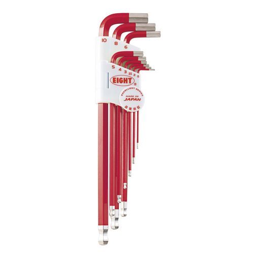Llave Allen en L - TLC-S9NRE - Eight Tool - de cabeza hexagonal / kit / con cabeza cónica