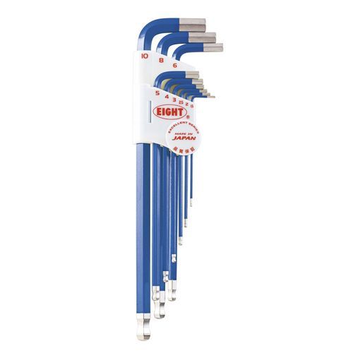 Llave Allen en L - TLC-S9NBL - Eight Tool - de cabeza hexagonal / kit / con cabeza cónica