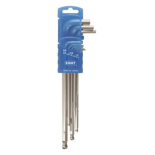 Llave Allen en L - TEL-S9ZD - Eight Tool - de cabeza hexagonal / kit / con cabeza cónica