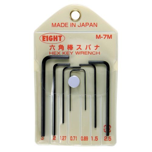 Llave Allen micro - M-7M - Eight Tool - en L / de cabeza hexagonal / kit