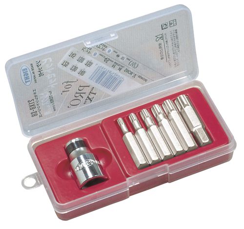 Punta de destornillador torx - 21XB-S6 - Eight Tool - de metal / con portapuntas