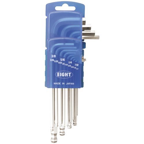 Llave Allen 3/8" - TLS-13ZD - Eight Tool - kit / en L / con cabeza cónica