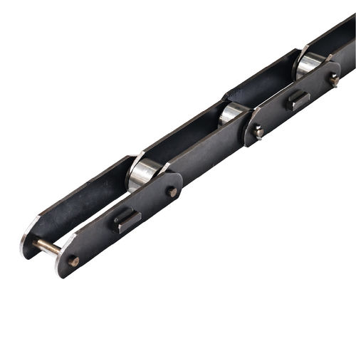 Cadena para transporte con placas asimétricas - HRD series - ZEXUS CHAIN Co., Ltd. - de acero / para la industria del acero / contra golpes