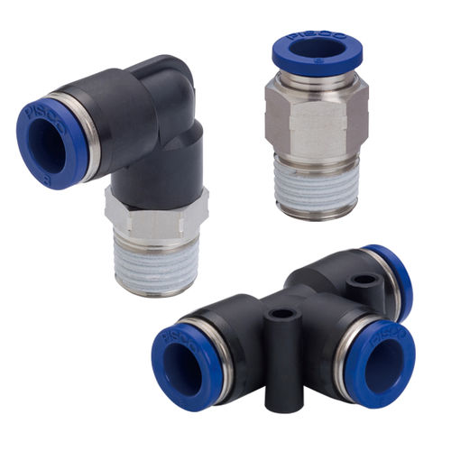 Racor push-in - P-SUS series - NIHON PISCO CO., Ltd. - para productos químicos / para líquido de refrigeración / neumático