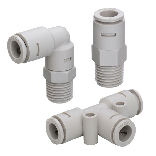 Racor para productos químicos - AP series - NIHON PISCO CO., Ltd. - neumático / push-in / en T