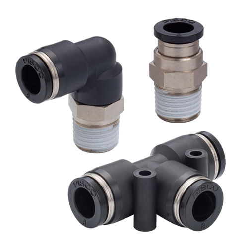 Racor antiestático - EG series - NIHON PISCO CO., Ltd. - neumático / push-in / en T