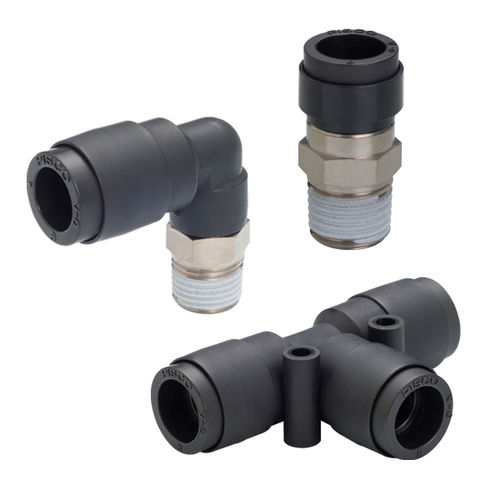 Válvula anti-retorno antiproyecciones - V-0 series - NIHON PISCO CO., Ltd. - push-in