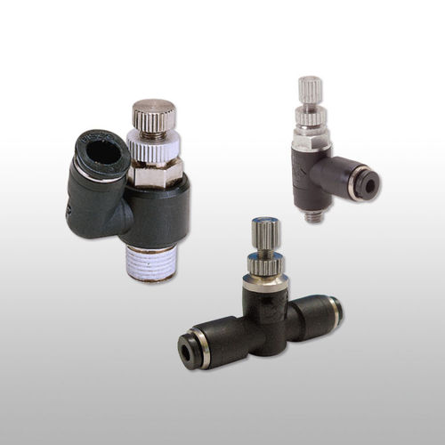 Válvula regulador de caudal - JS series - NIHON PISCO CO., Ltd. - de aguja / manual / neumática