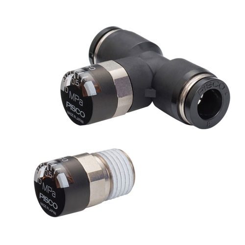 Manómetro relativo - GP series - NIHON PISCO CO., Ltd. - encastrable / de plástico / de latón