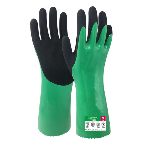 Guante de trabajo - 78-307 - Xcellent Safety GmbH - industrial / para la industria química / resistente al aceite
