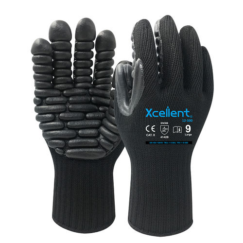 Guante antivibración - 12-500 - Xcellent Safety GmbH - de trabajo / para la industria del automóvil / industrial