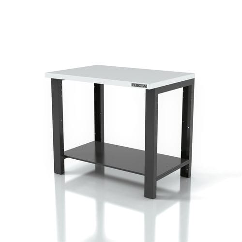 Banco de trabajo de acero inoxidable - AR-FL039 - FLECTA - con tablas / robusto