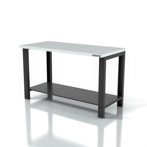 Banco de trabajo de acero inoxidable - AR-FL041 - FLECTA - con tablas / robusto