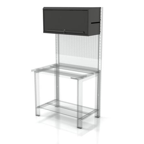 Armario de almacenamiento - AR-FL065 - FLECTA - para fijación sobre pared / con puerta / de metal