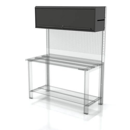 Armario de almacenamiento - AR-FL066 - FLECTA - para fijación sobre pared / con puerta / de metal