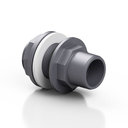Adaptador hidráulico industrial - RERAKE series - Effast - para depósito / roscado / de PVC