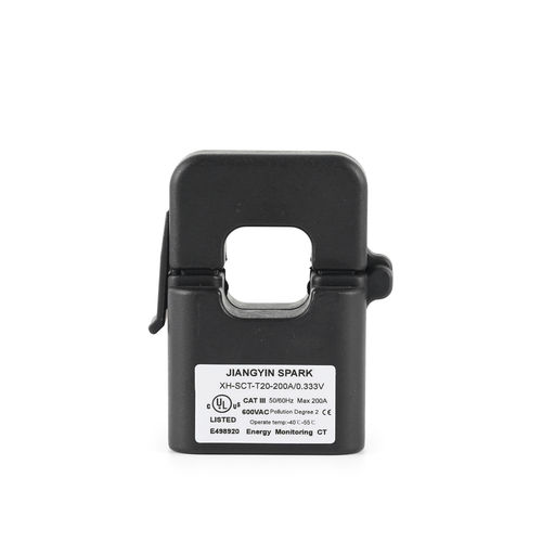 Sensor de corriente con transformador - XH-SCT-T20 - Jiangyin Spark Electronic Technology Co.,LTD - de pinza / monofásico / AC