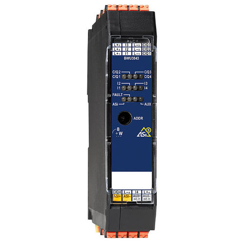 Módulo E/S digital - BWU3843 - Bihl+Wiedemann GmbH - ASi / IO-Link / de corriente