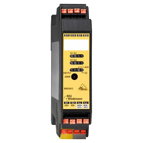 Módulo de entrada digital - BWU3013 - Bihl+Wiedemann GmbH - ASi / de seguridad / de tensión